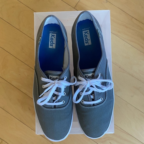 Keds Shoes - Keds Women's Gray Canvas Sneakers